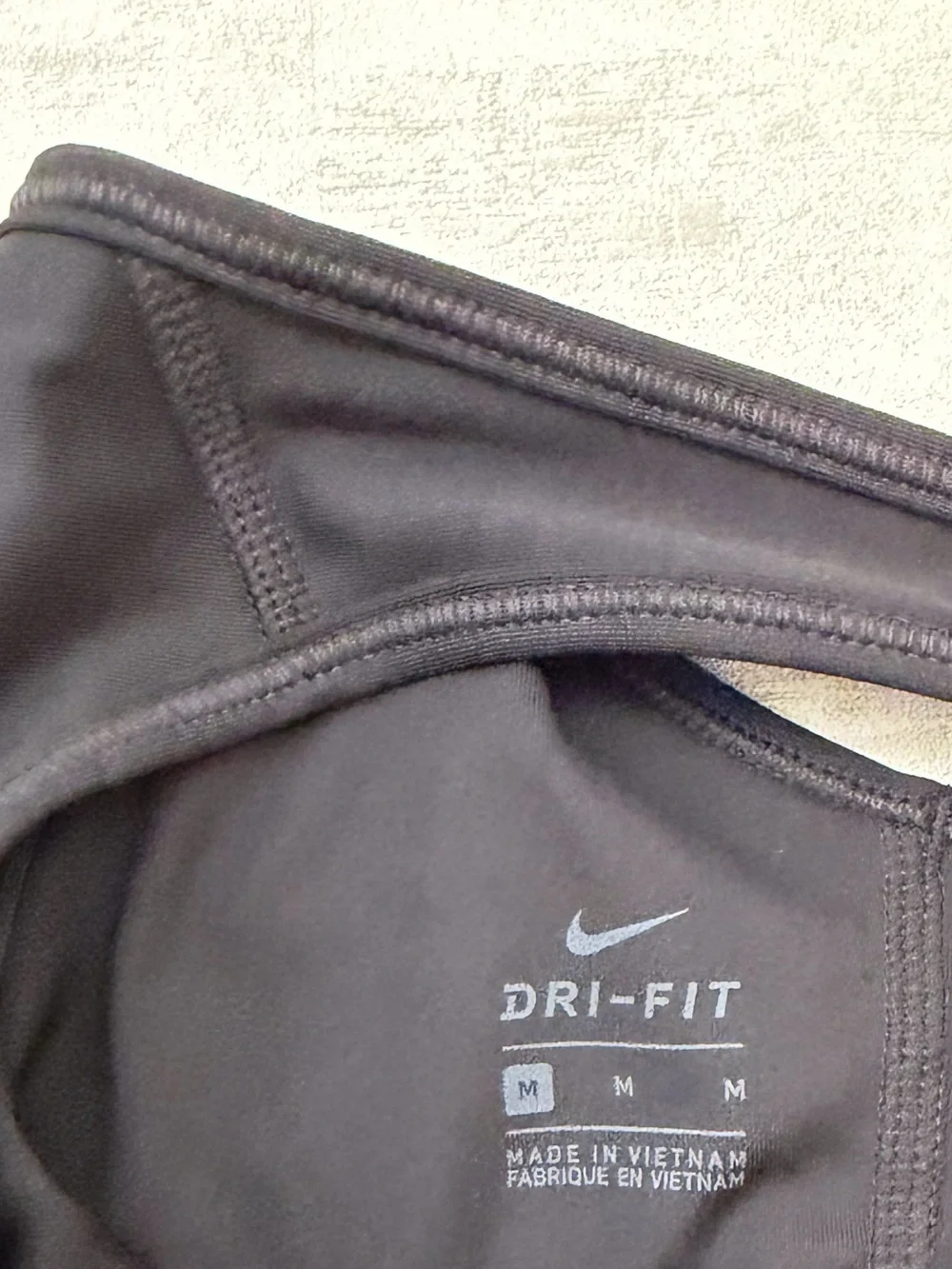 Nike | Black Swoosh Dri-Fit Sports Bra - Size M